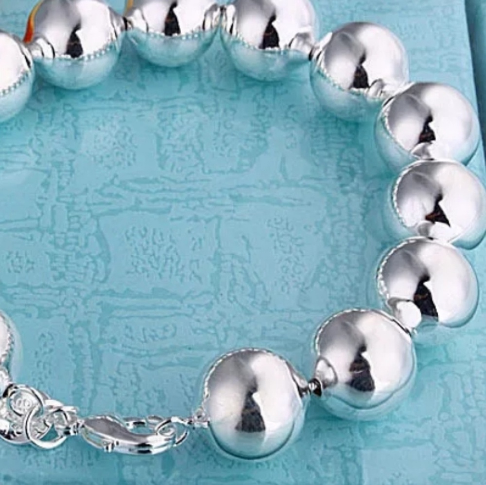 Women's 925 Sterling Silver 8MM